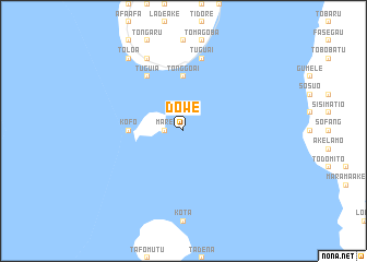 map of Dowe