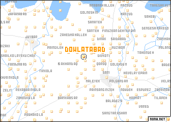 map of Dowlatābād