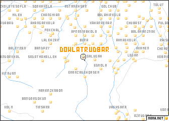 map of Dowlat Rūd Bār