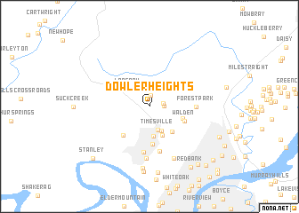 map of Dowler Heights