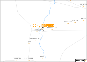 map of Dowling Park