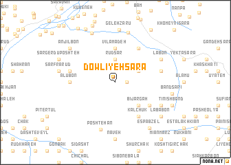 map of Dowlīyeh Sarā