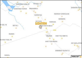 map of Downah