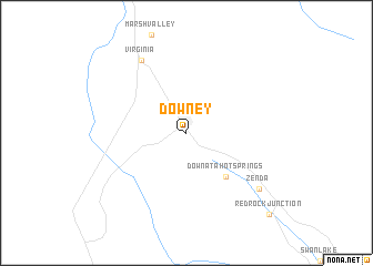 map of Downey