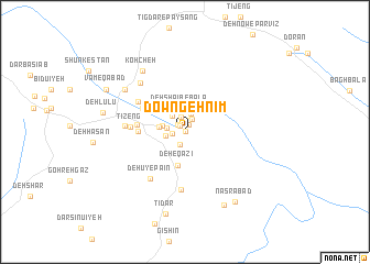 map of Downgeh Nīm