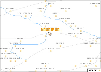 map of Downiewo