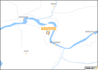 map of Downing
