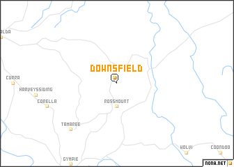 map of Downsfield