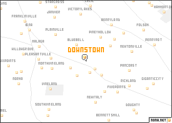 map of Downstown