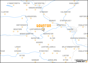 map of Downton