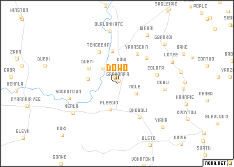 map of Dowo