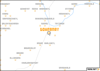 map of Dowrānay