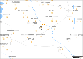 map of Dowr