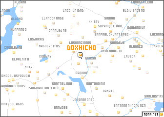 map of Doxhichó
