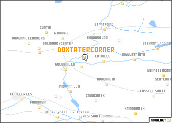 map of Doxtater Corner