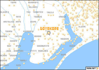 map of Doyakope