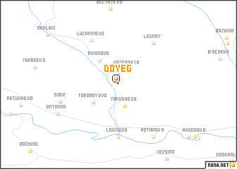 map of Doyeg