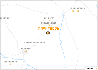 map of Doyhenard