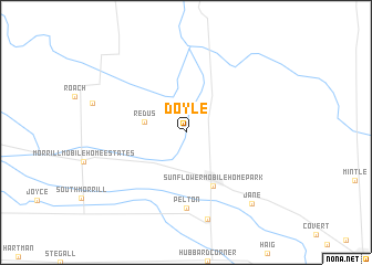 map of Doyle
