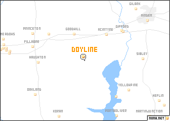 map of Doyline