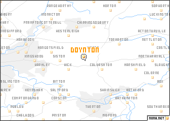 map of Doynton