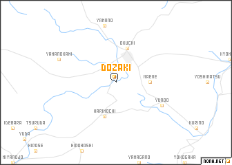 map of Dōzaki