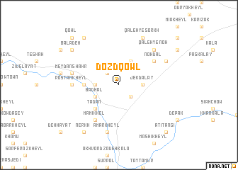 map of Dozd Qowl