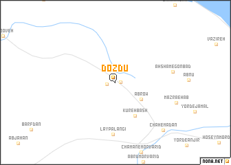 map of Dozdū