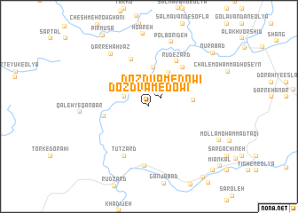 map of Dozd va Medowʼī