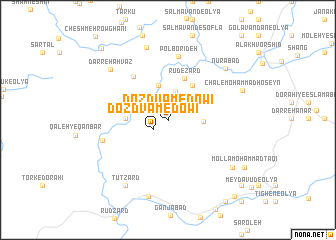 map of Dozd va Medowʼī