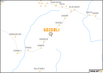 map of Dozebli