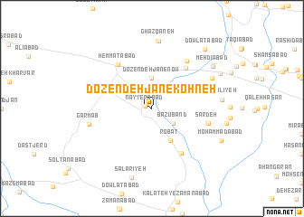 map of Do Zendeh Jān-e Kohneh