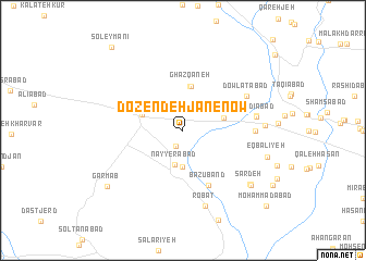 map of Do Zendeh Jān-e Now