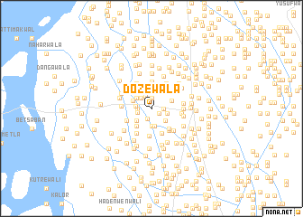 map of Dozewāla