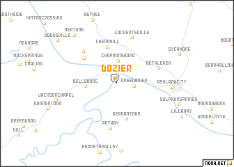 map of Dozier