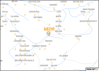 map of Dozīn