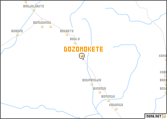 map of Dozomo Kété