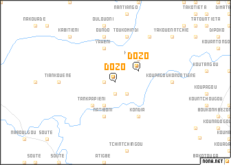 map of Dozo