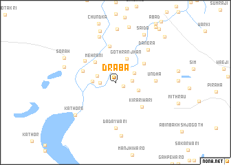 map of Drāba