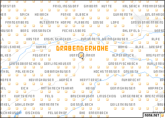 map of Drabenderhöhe