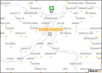 map of Drabinianka