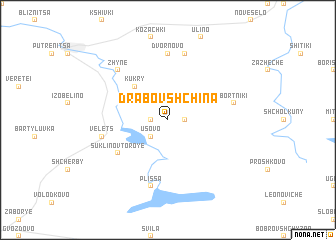 map of Drabovshchina