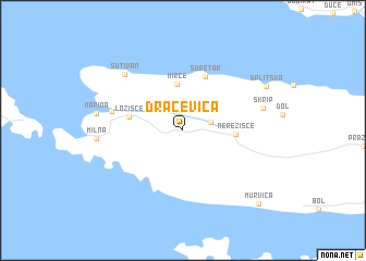 map of Dračevica