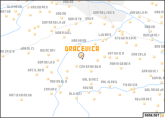 map of Dračevica