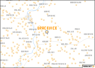 map of Dračevice