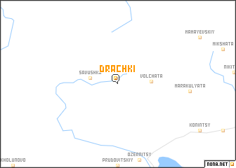 map of Drachki