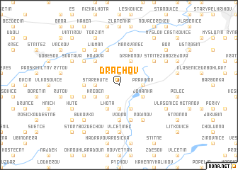 map of Drachov