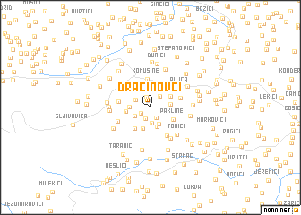 map of Dračinovci