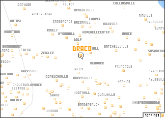 map of Draco