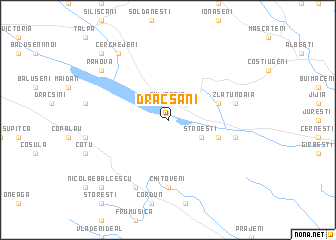 map of Dracşani